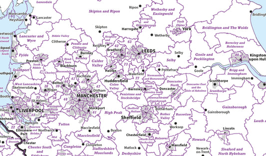 2024 UK Westminster Parliamentary Constituencies Map