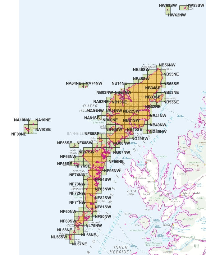 Comhairle nan Eilean Siar - OS Map Tiles