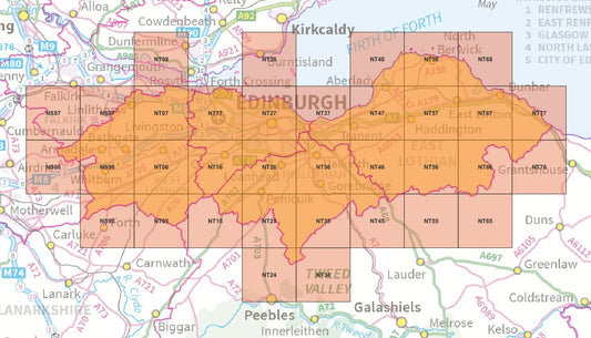 Lothian - OS Map Tiles