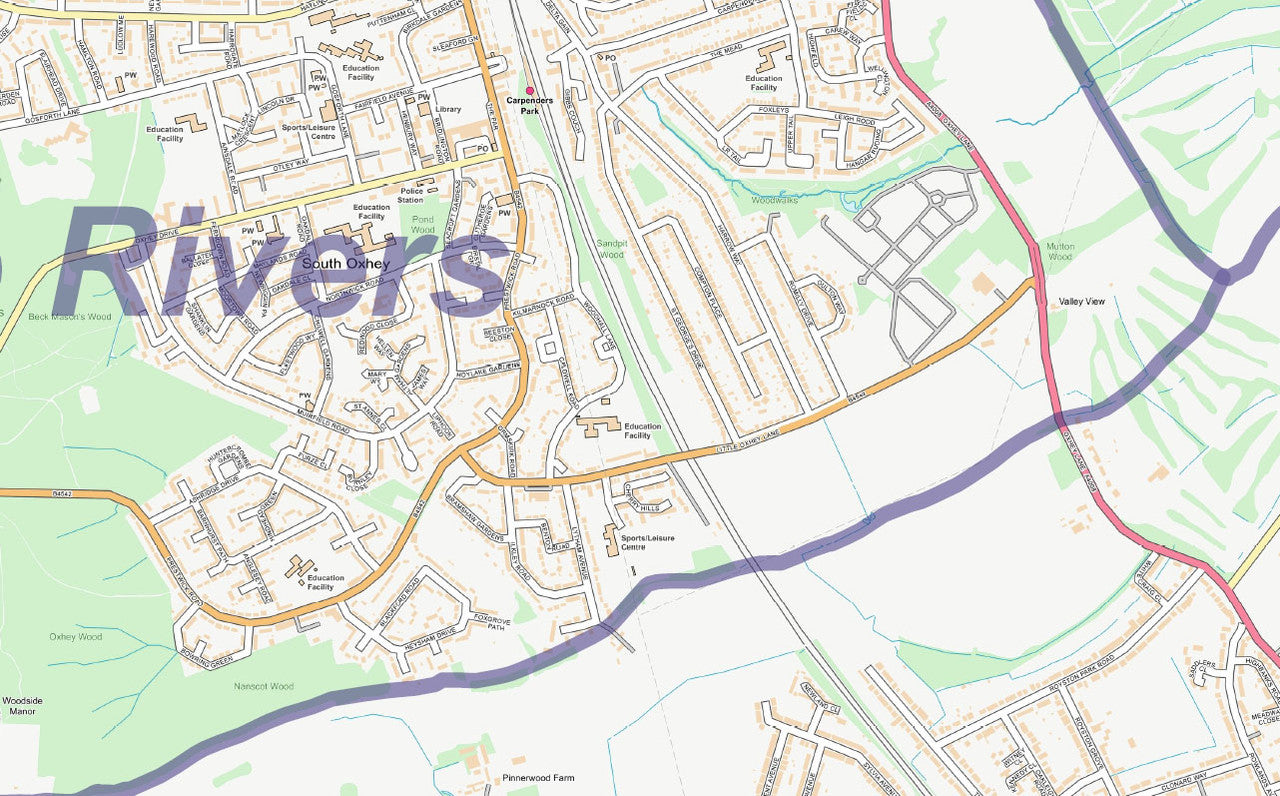 Full Series London Postcode City Street Map - Digital Download - Special Offer