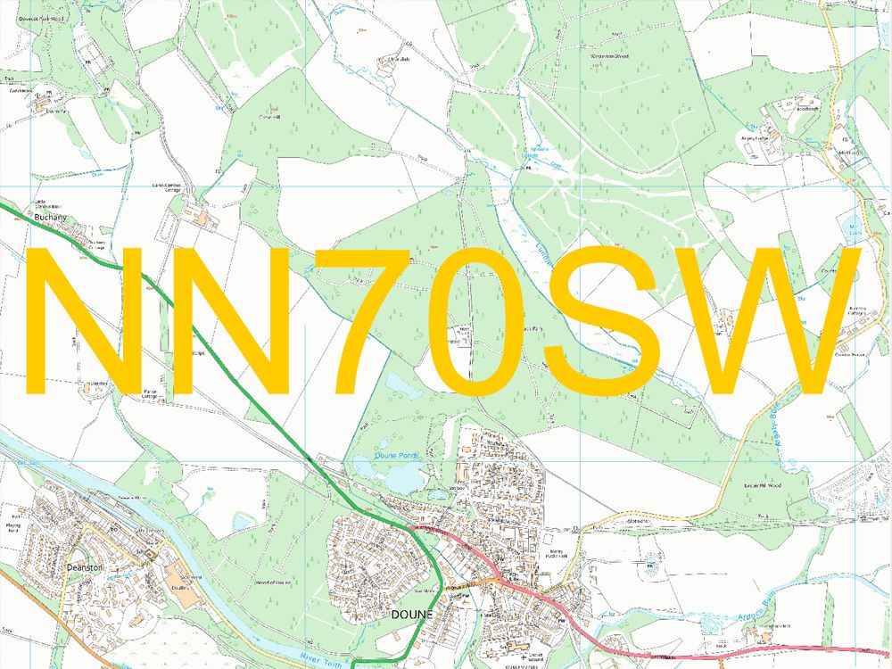 Example of 10k Raster mapping in colour