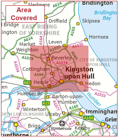 Postcode City Sector Map - Kingston-Upon-Hull - Digital Download