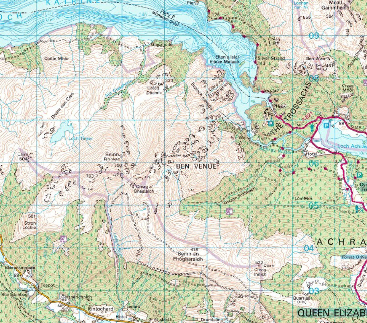 Loch Lomond - Compact Map - Digital Download