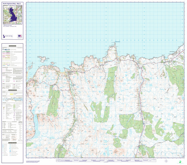 North Highland Way Route Map - 3 Map Series - Digital Download