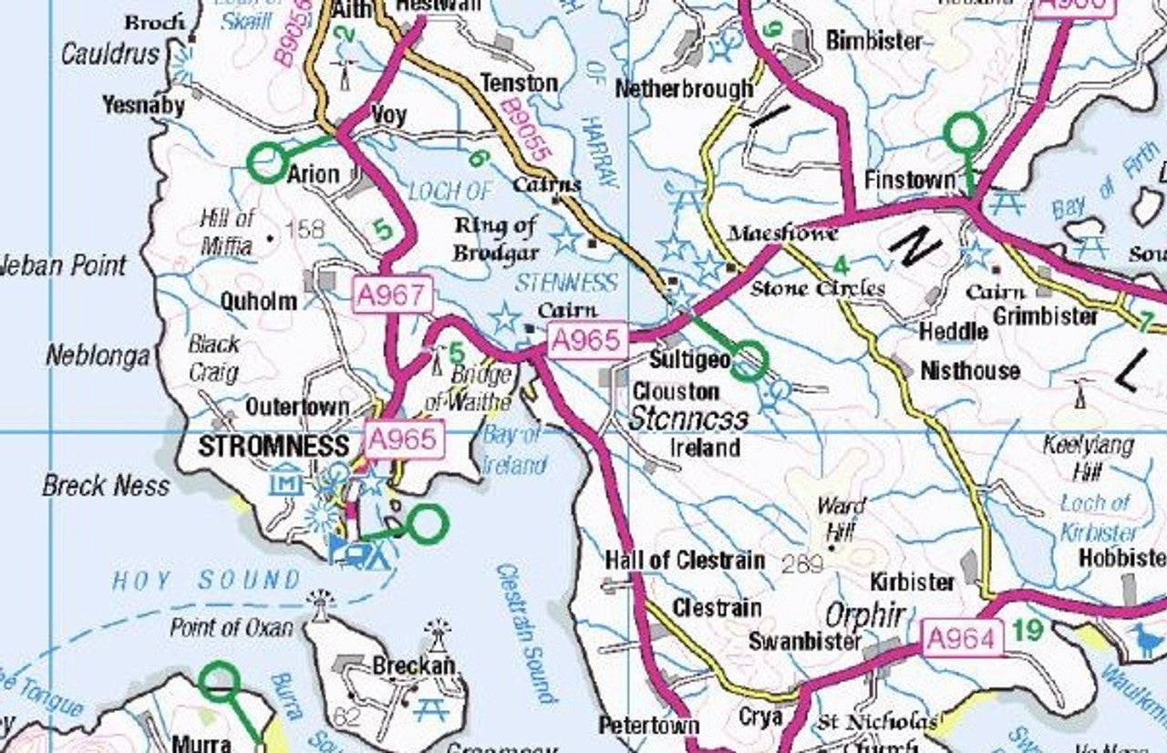Orkney Islands Map - Digital Download