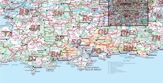 Postcode Area 6 - England & Wales - Digital Download