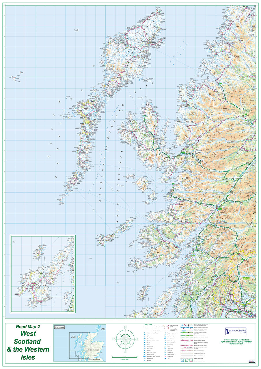 Road Map 2 - Western Scotland & the Western Isles - Digital Download