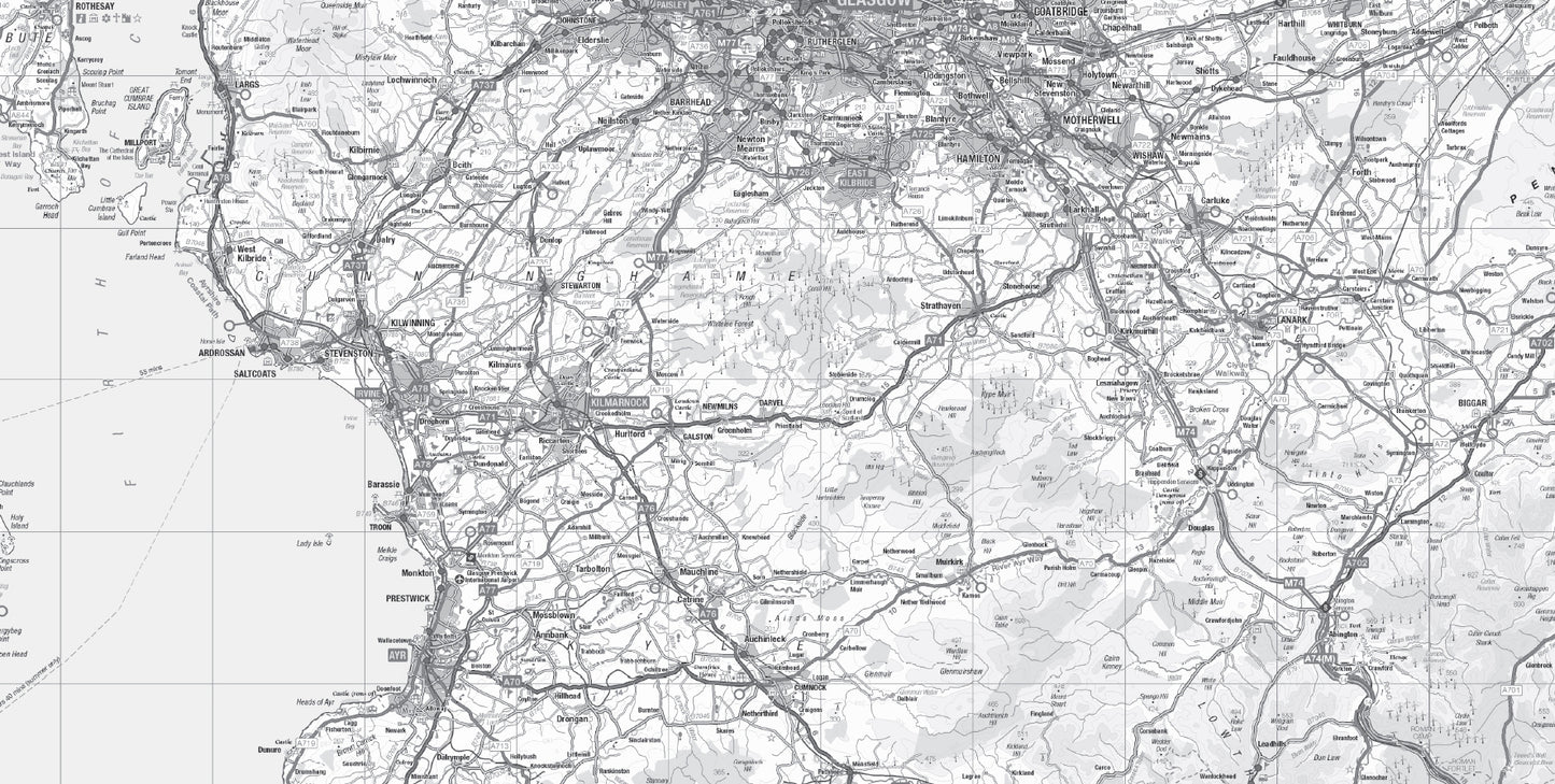 Road Map 3 - Southern Scotland & Northumberland - Digital Download