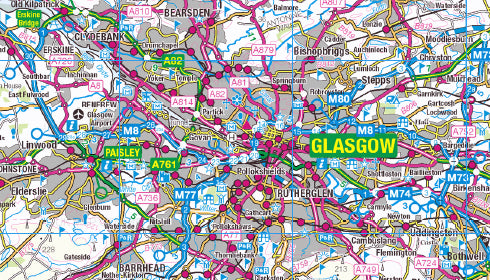 Road Map 3 - Southern Scotland & Northumberland - Digital Download