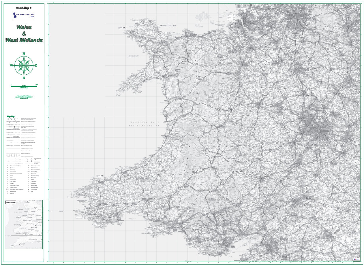 Road Map 6 - Wales & West Midlands - Digital Download