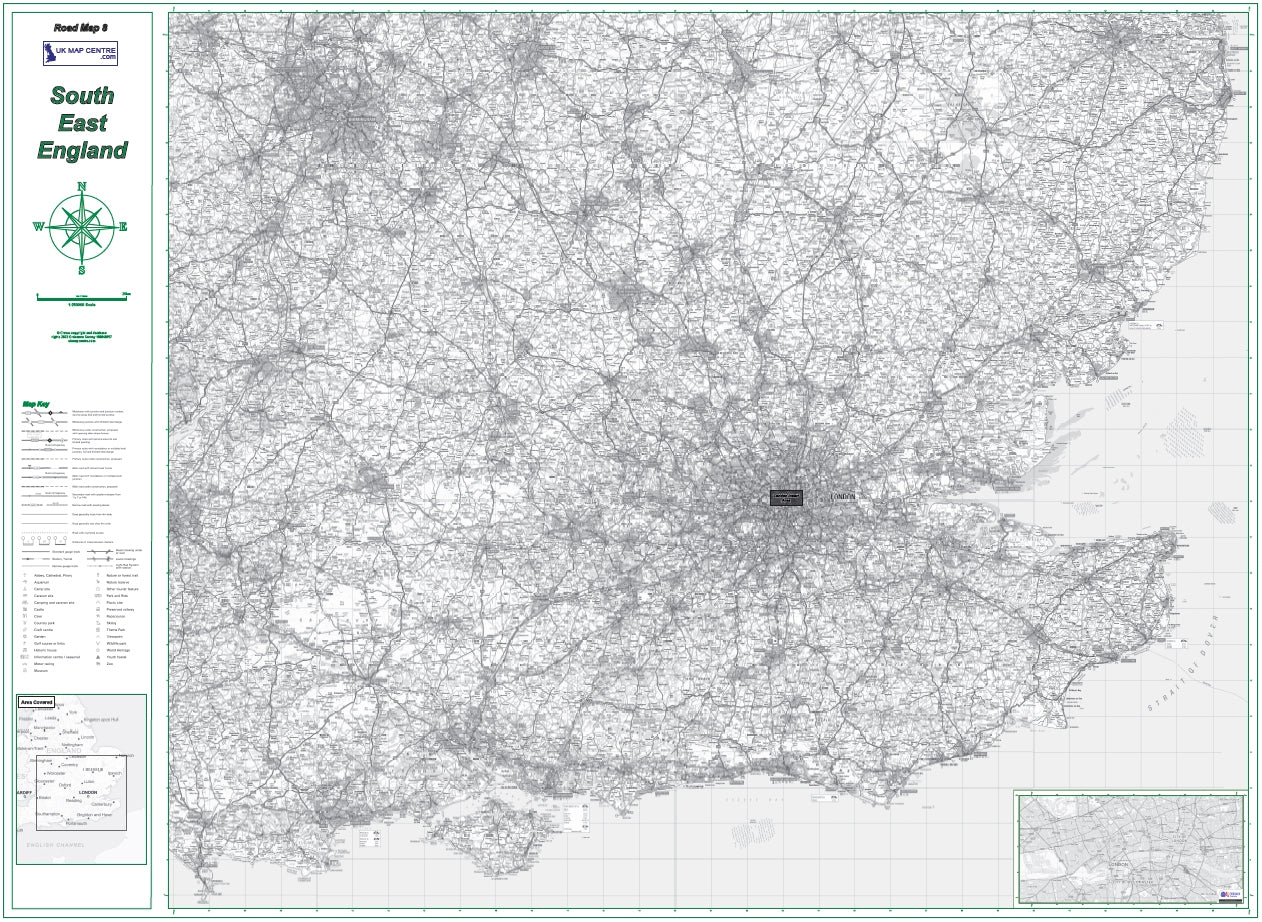 Road Map 8 - South East England - Digital Download