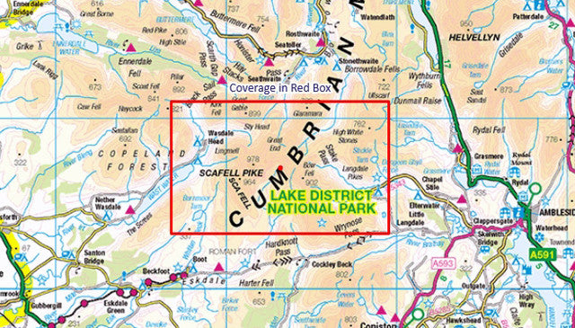Scafell Pike - OS Walking Map Download