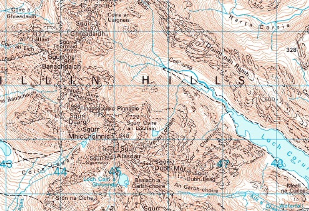 Sgurr nan Gillean - OS Walking Map Download