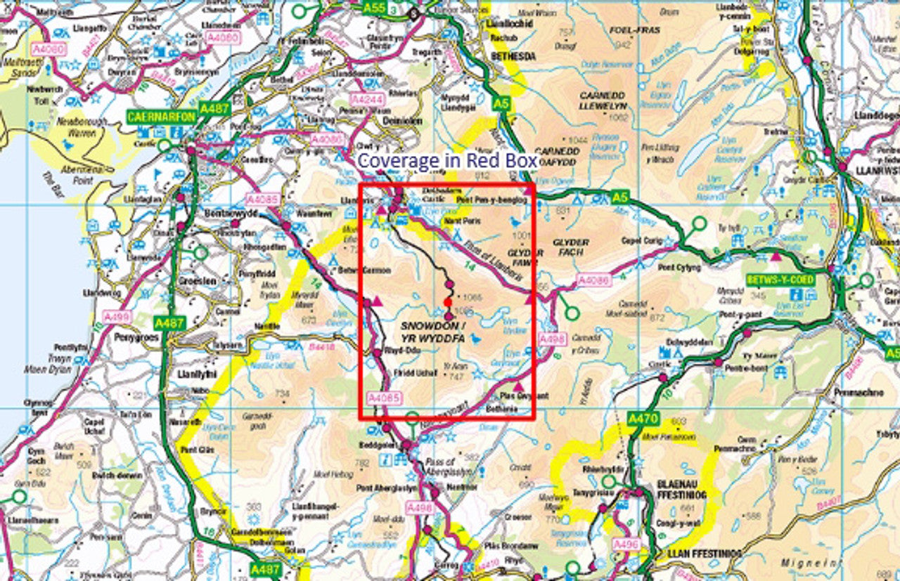 Snowdon / Yr Wyddfa - OS Walking Map Download