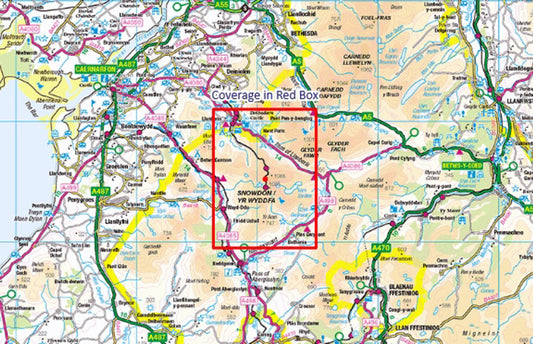 Snowdon / Yr Wyddfa - OS Walking Map Download