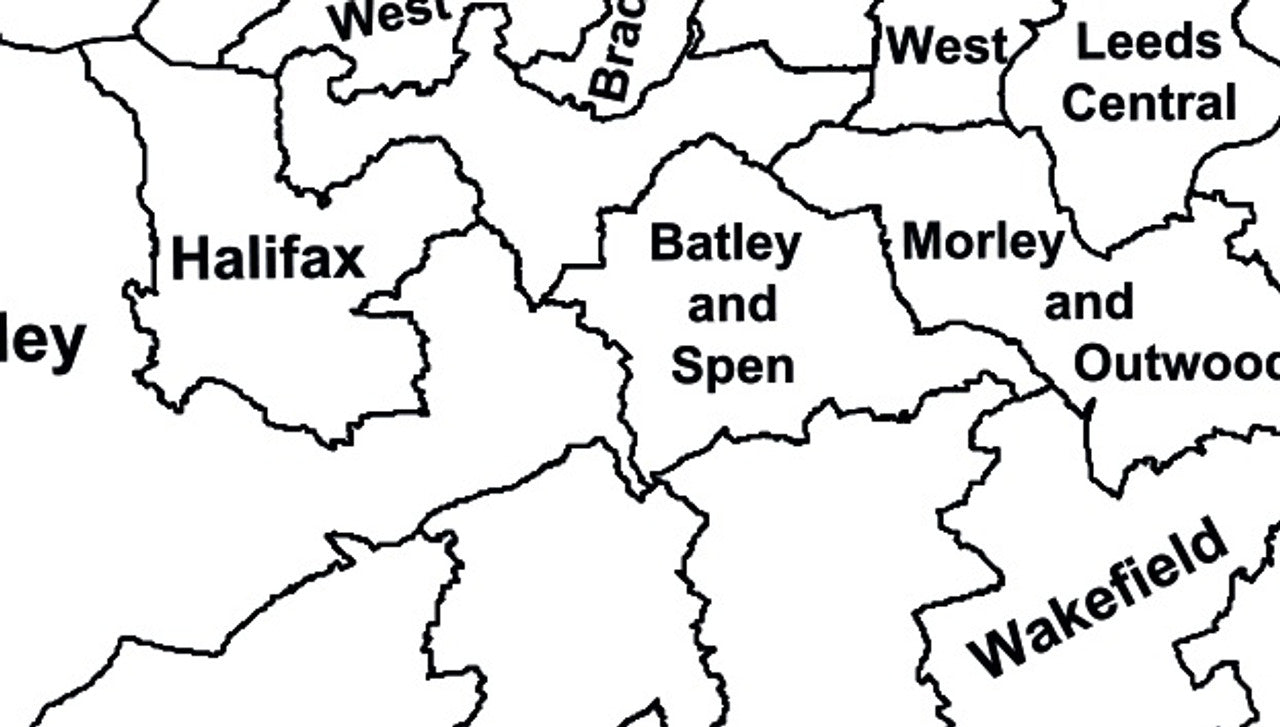UK Parliamentary Map 2017 - Digital Download
