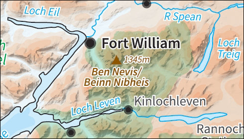 Relief Map 2 - Scotland - Digital Download