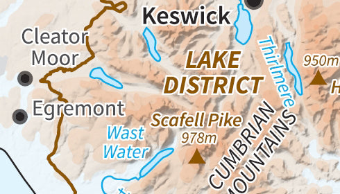 Relief Map 1 - Full UK - Digital Download