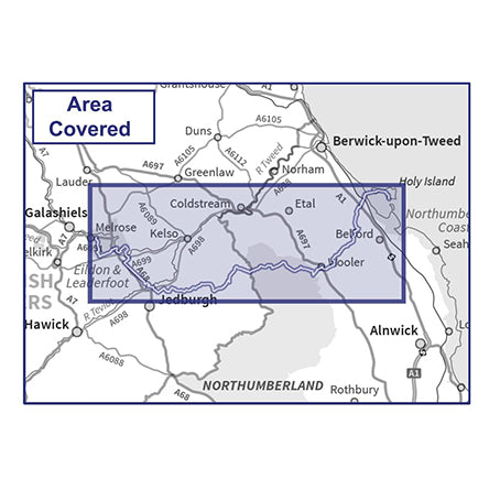 St Cuthberts Way Route Map - Digital Download