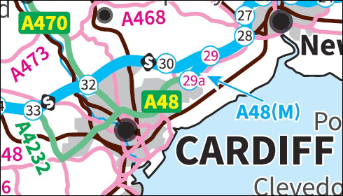 Travel Map 5 - Wales - Digital Download