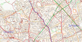 Central London Postcode City Street Maps - Available to Purchase ...
