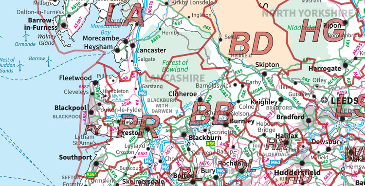 Postcode Area Maps - Now Available to Download – ukmaps.co.uk