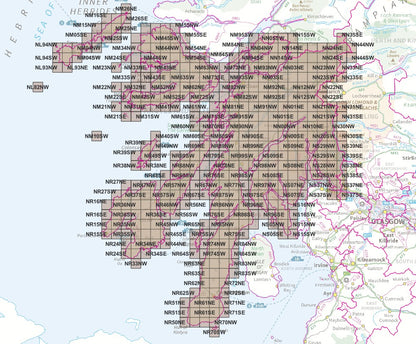 Argyll and Bute - OS Map Tiles