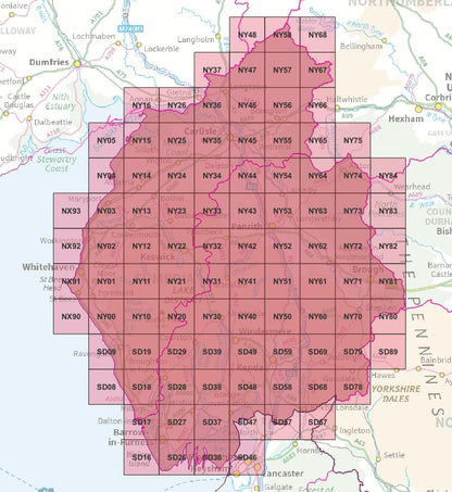 Cumbria - OS Map Tiles