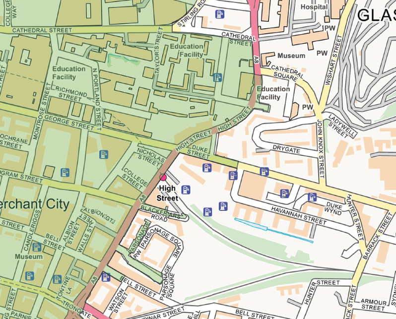 Glasgow LEZ Street Map - Digital Download