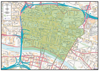 Glasgow LEZ Street Map - Digital Download