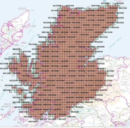 Highland - OS Map Tiles