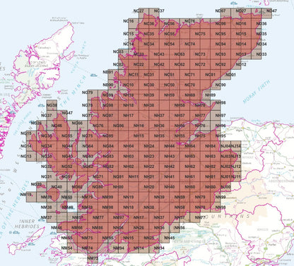 Highland - OS Map Tiles