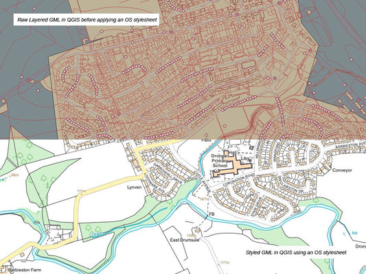 OS VectorMap Local (VML) Tiles by UK County & Shire | 1:10,000 Vector Mapping Data