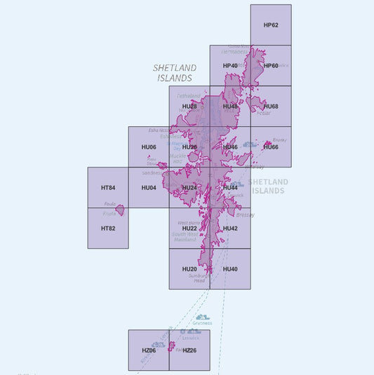 Shetland - OS Map Tiles