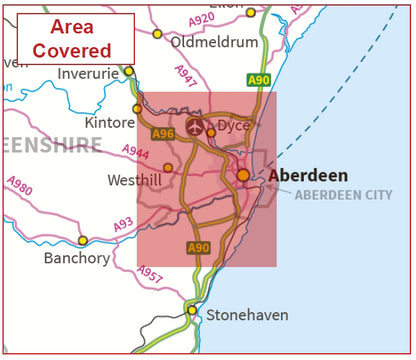 Postcode City Sector Map - Aberdeen - Digital Download