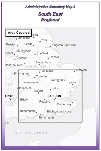 Admin Boundary Map 8 - South East England