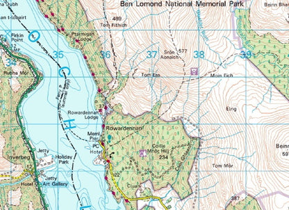 Ben Lomond - OS Walking Map Download