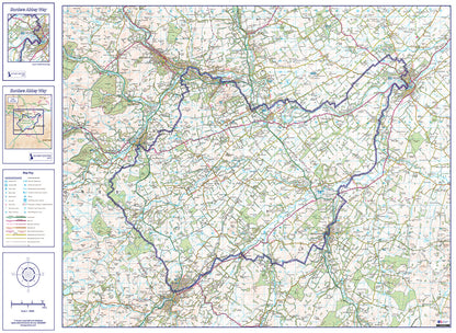 Borders Abbey Way Route Map - Digital Download