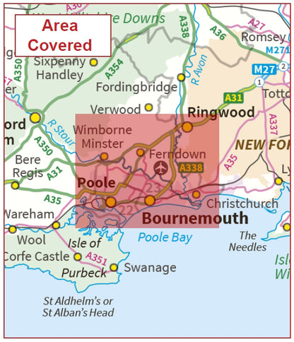 Postcode City Sector Map - Bournemouth - Digital Download
