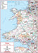 Compact Wales Postcode Area Map | Welsh Postcode Regions PDF Download ...