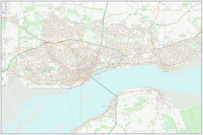 Central Dundee City Street Map - Digital Download