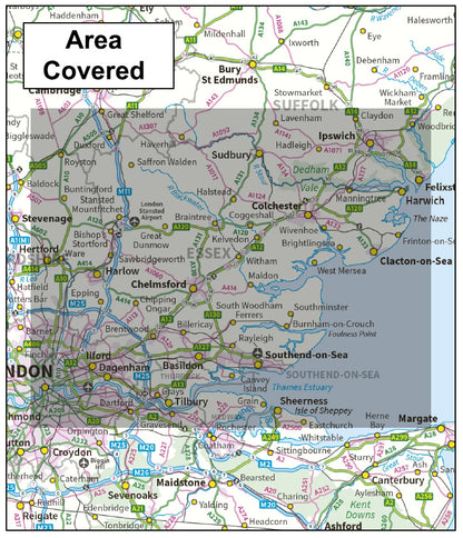 Essex County Boundary Map - Digital Download