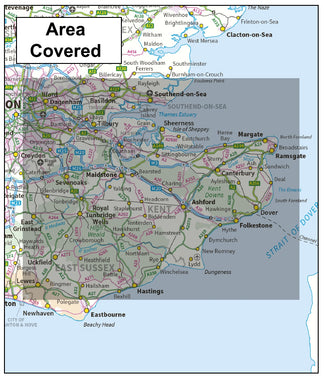 Postcode Zones Kent Kent County Map | District Boundaries | OS PDF Download – ukmaps.co.uk