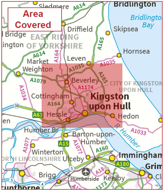 Postcode City Sector Map - Kingston-Upon-Hull - Digital Download ...