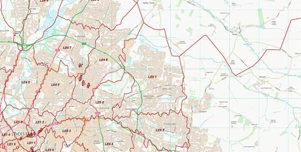 Leicester Postcode Sector Map Digital Download UK Maps Ukmaps co uk leicester-postcode-sector-map-digital-download-uk-maps-ukmaps-co-uk