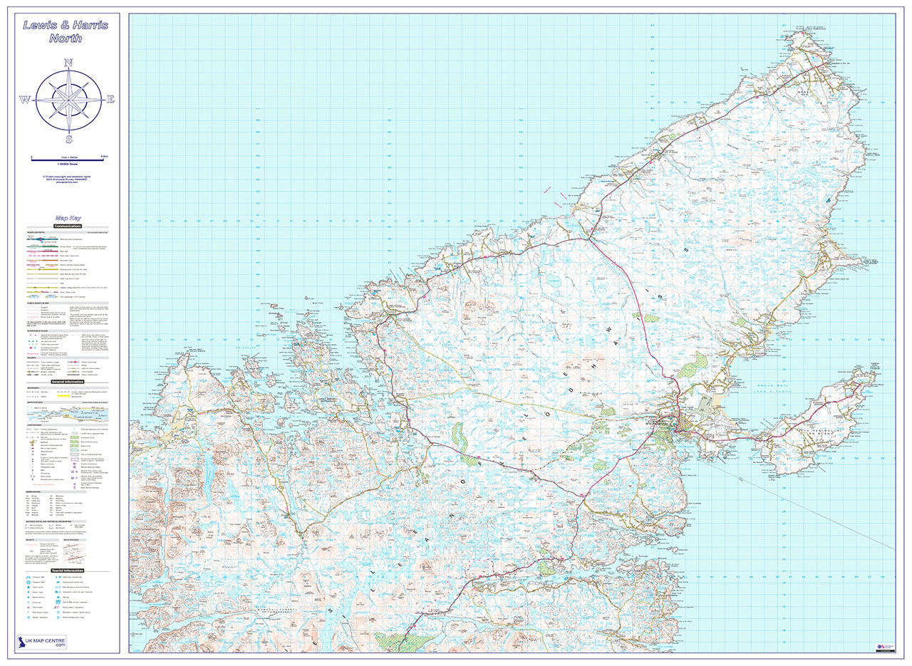 Crossbost Map UK Island Maps | OS 1:50,000 PDF Download | UK Maps – ukmaps.co.uk