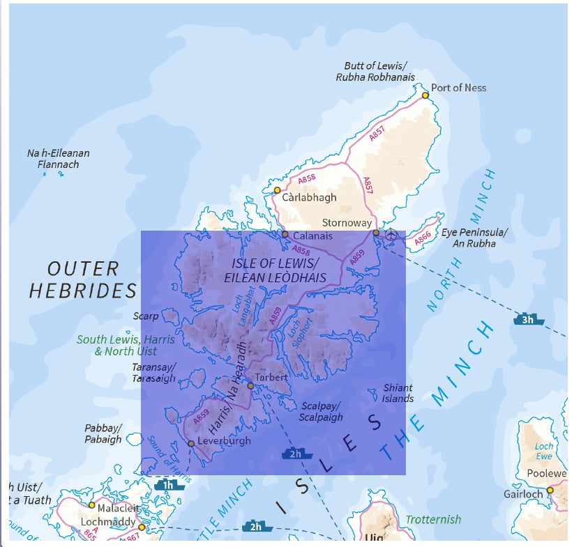 Crossbost Map UK Island Maps | OS 1:50,000 PDF Download | UK Maps – ukmaps.co.uk