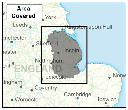 Lincolnshire County Map - Digital Download