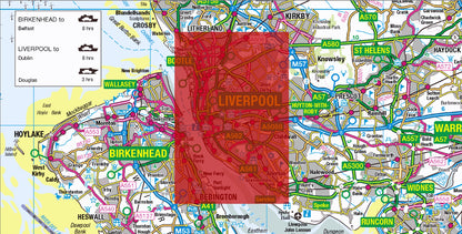 Central Liverpool Postcode City Street Map - Digital Download