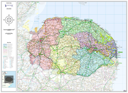 Norfolk County Map - Digital Download